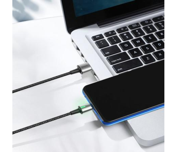 BASEUS magnetyczny USB-microUSB Zinc 1,5 A 2 m czarny CAMXC-B01 - 1379473 - zdjęcie 4